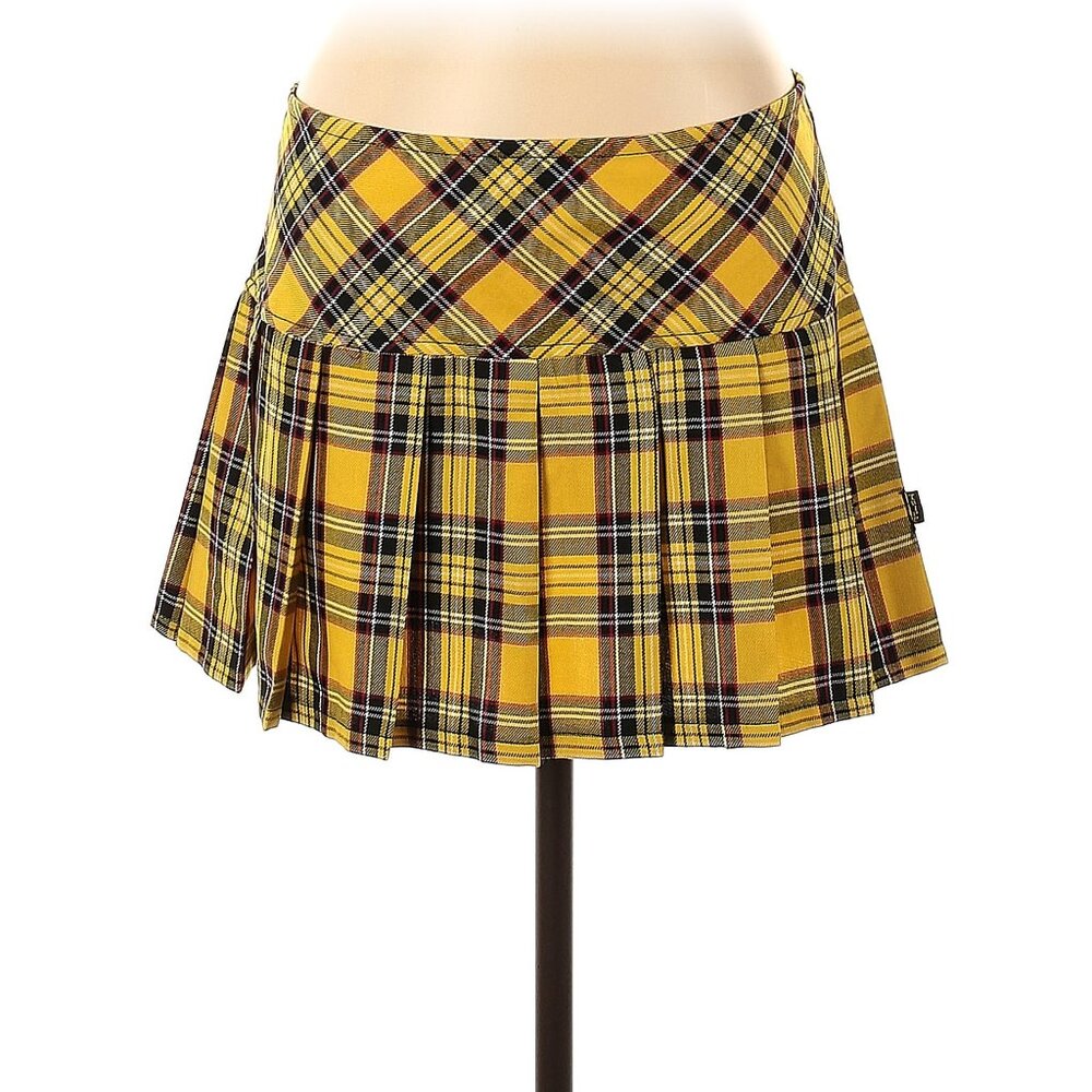 Plaid Pleated Skirt PUNK GOTH NWOT NEW